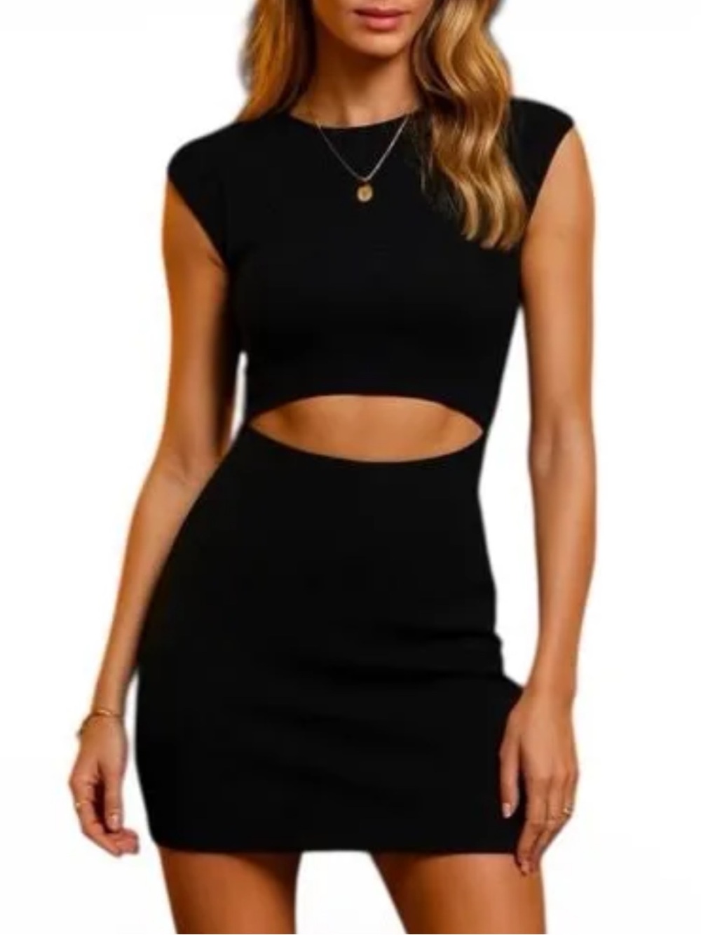 Aritzia (Wilfred) cut out mini dress
